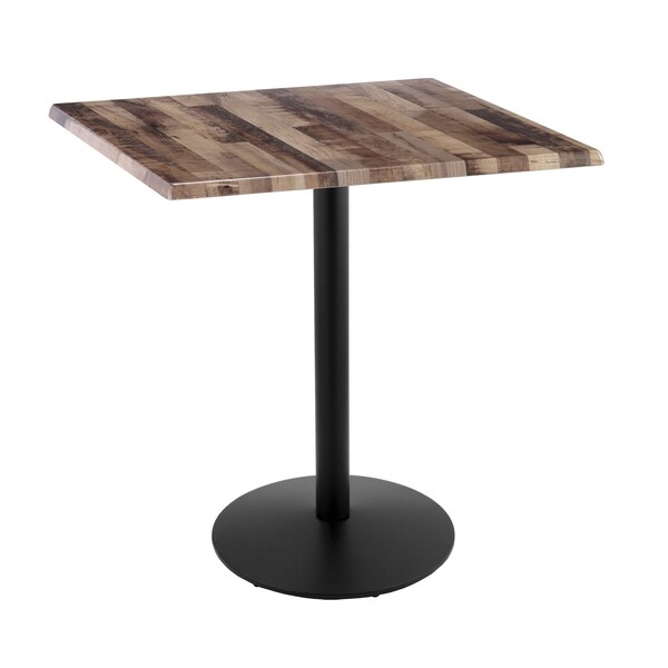 42" Tall In/Outdoor All-Season Table, 36" x 36" Square Rustic Top